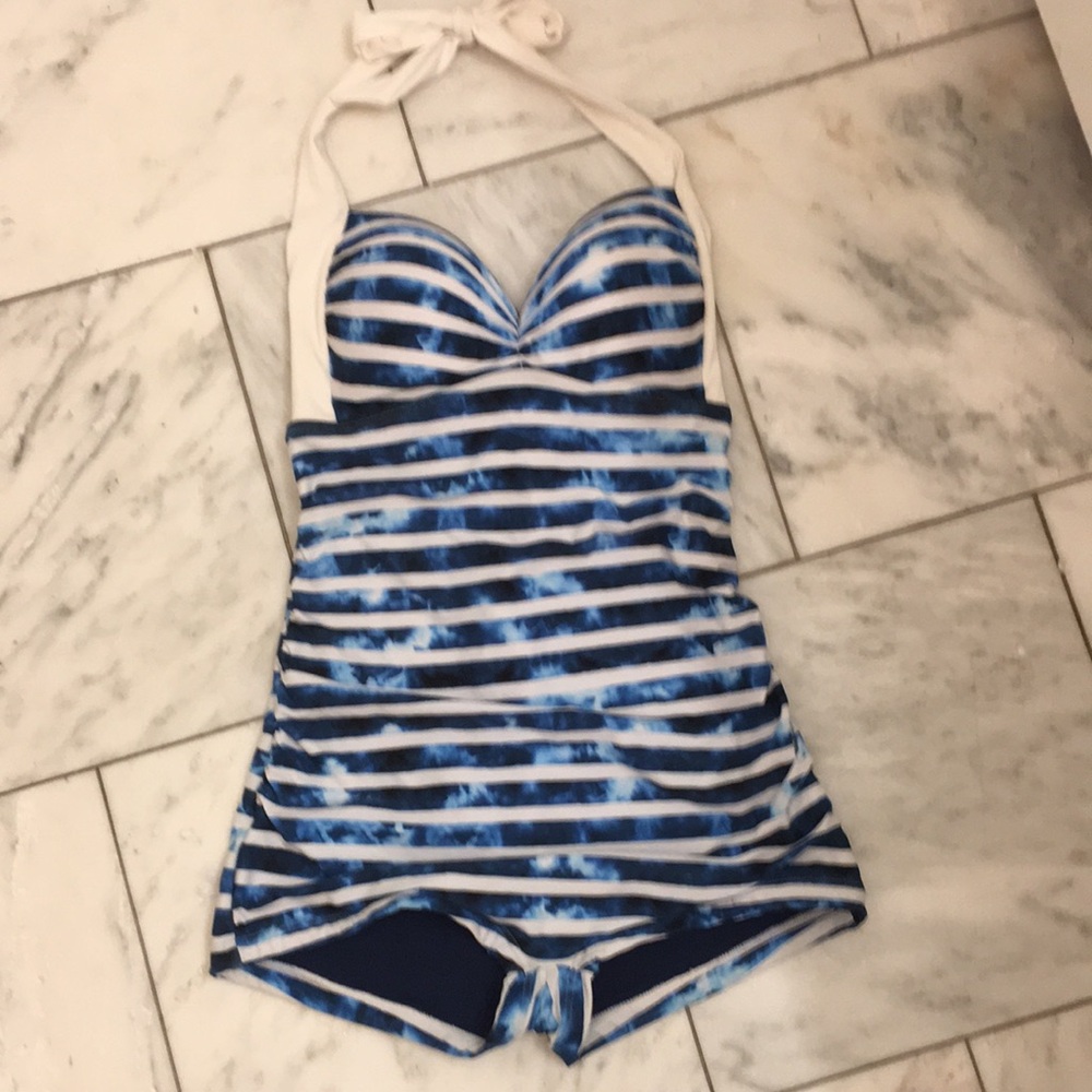 Anthropologie Seafolly One Piece Boyleg Swimsuit